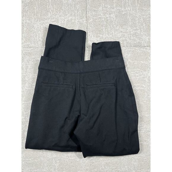 SPANX Pants S Black The Perfect Ponte Pant Pull On Crop Straight Stretch - Picture 7 of 7